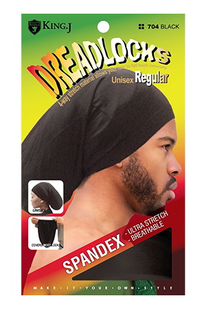 [KGJ00704] King.J Span Dreadrocks Cap#704Black-dz