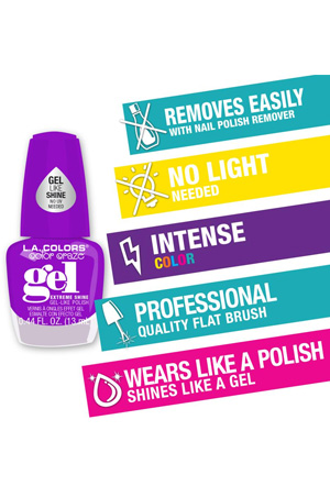 [LAC54712] L.A Color Gel Like Polish #CNP712 DAMSEL