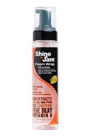 [AMP41256] Ampro Pro Shine-n-Jam  Supreme Foam Wrap Mousse (8oz)#85