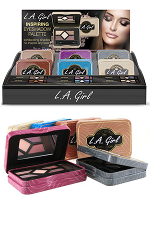 [LAG63354] L.A Girl Inspiring Eye Palette (18pc/Display) (6 colors x 3pc) #GCD117.1