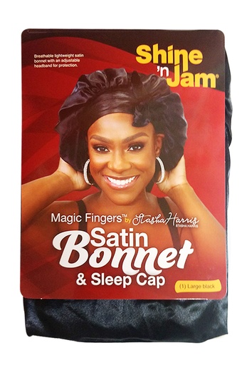 [AMP73007] Ampro Shine'n Jam MF Satin Bonnet&Sleep Cap