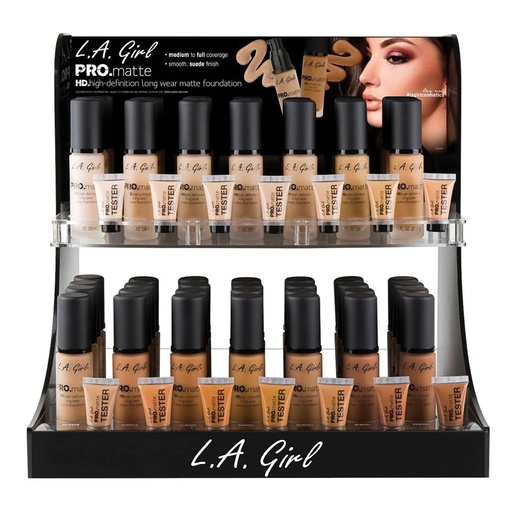 [GCD266.1] L.A Girl Pro Matte Foundation Display [84pc/ds] #GCD266.1