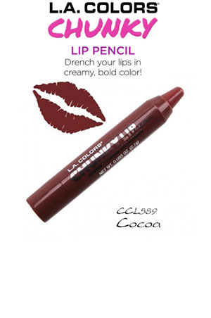 [LAC76589] L.A. Colors Chunky Lip Pencil #CCL589 Cocoa