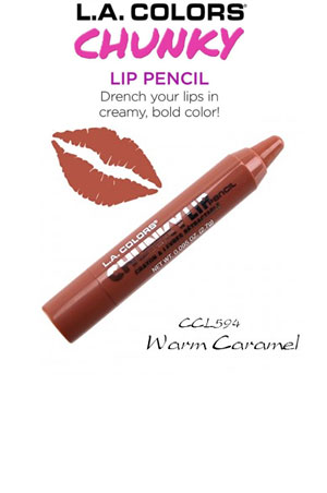[LAC76594] L.A. Colors Chunky Lip Pencil #CCL594 Warm Caramel