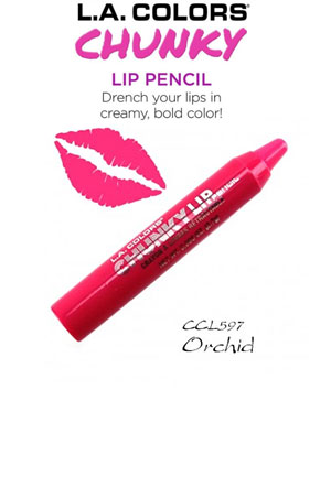 [LAC76597] L.A. Colors Chunky Lip Pencil #CCL597 Orchid