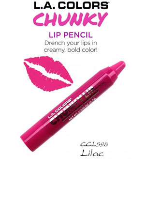 [LAC76598] L.A. Colors Chunky Lip Pencil #CCL598 Lilac