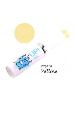 [LAC75618] L.A. Colors Cover UP! Pro Concealer Stick #CCS618 Yellow-pc