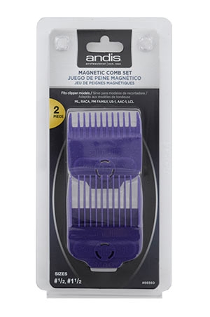 [AND66560] Andis Master Magnetic Comb Set [2 Pcs]#66560