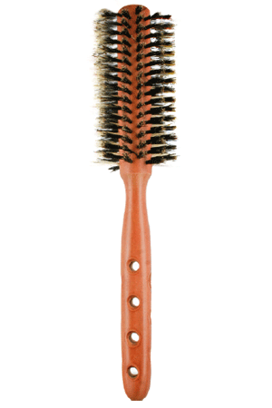 [LIZ93252] LIZ  Boar Bristles Wooden Brush 0.7"#BR3252 -pc