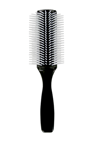 [LIZ96150] LIZ 9 Row Silicone Style Brush Black White Bristle#BR6150-pc