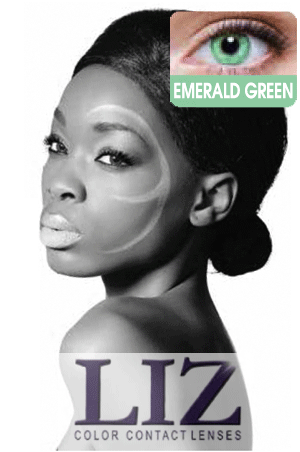 [LIZ93209] LIZ Color Contact Lenses #1T Emerald Green #13