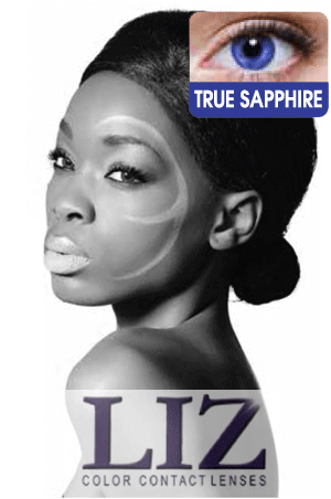 [LIZ93210] LIZ Color Contact Lenses #1T True Sapphire #2