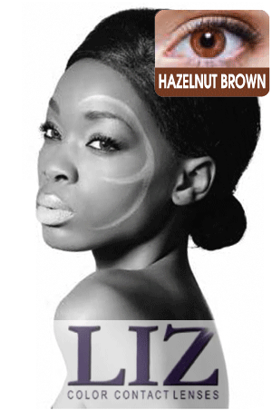[LIZ93202] LIZ Color Contact Lenses #3T Hazelnut Brown #6