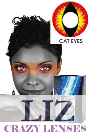 [LIZ93556] LIZ Color Crazy Contact Lenses #Cat Eyes