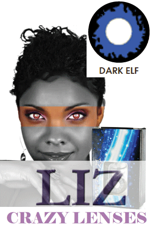 [LIZ93558] LIZ Color Crazy Contact Lenses #Dark Elf