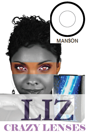 [LIZ93555] LIZ Color Crazy Contact Lenses #Manson