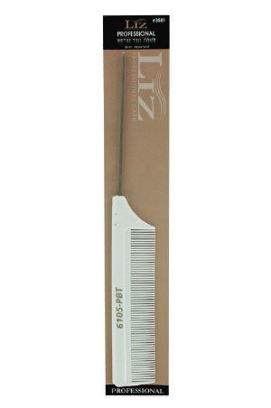 [LIZ93581] LIZ Metal Tail Comb #3581 #6105-PBT -pc