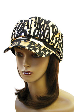 [MG19613] Leopard Hat #1961 Gold/black