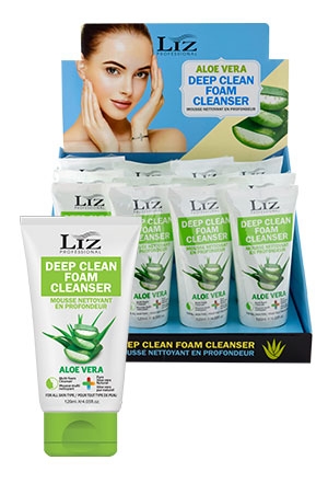 [LIZ97169] Liz Aloe Vera Deep[Clean foamCleanser(4.05oz/12pc/ds) -pc#10