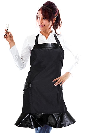 [LIZ99362] Liz Apron STYLIST-COCKTAIL #LIZ99362-BLACK-pc