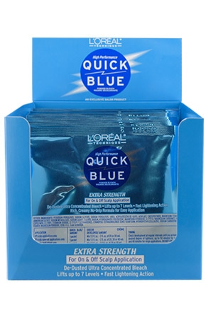 [LOR08008] Loreal Quick Blue [Powder Bleach] Packette(1oz/12pc/ds)-ds#2