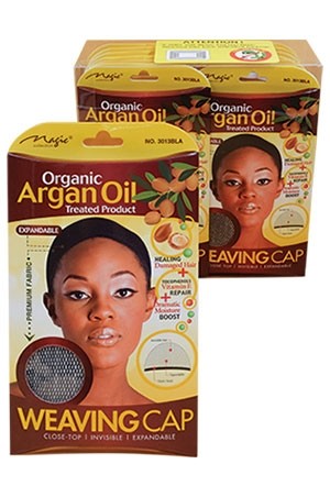[MC13024] Magic  Argan Oil Weaving Cap  #3013BLA-dz