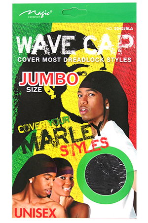 [MC12247] Magic  Marley Style Wave Cap Super Jumbo Black #2242JBLA -dz