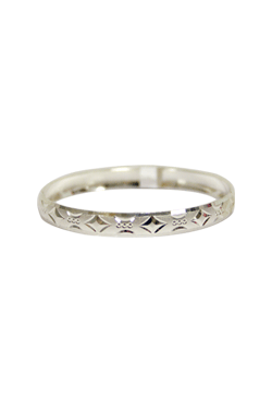 Magic 14K G.F. Bangle Silver(#4) - Dz