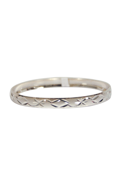 Magic 14K G.F. Bangle Silver(#5) - Dz