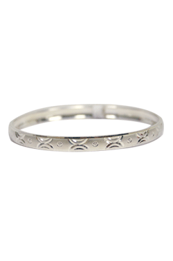 Magic 14K G.F. Bangle Silver(#6) - Dz