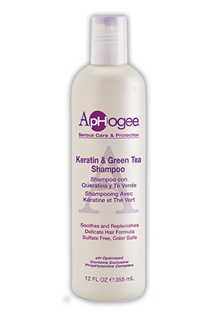 [APH13540] ApHogee Kerain&Green Tea Shampoo (12oz) #27