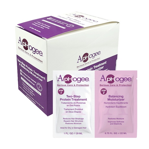 [APH13128] ApHogee Two-Step Protein Treatment/Balancing Moisturizer (12 duo pk/ds) #7