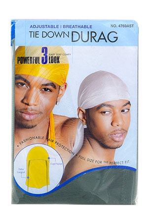 [MC04821] Magic Collection Tie Down DuRag #4769AST -dz