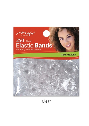 [MC12337] Magic Elastic Rubber Bands [250/pk] Clear #332CRY -dz