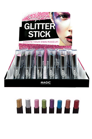 [MC24271] Magic Glitter Stick 36pc display (6kind, 6pc) #EYE1016AST