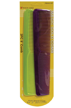 [MG91221] Magic Gold 2pc 9" Comb #1221-dz