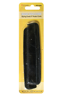 [MG02446] Magic Gold 5" Pocket Comb #2446 -dz