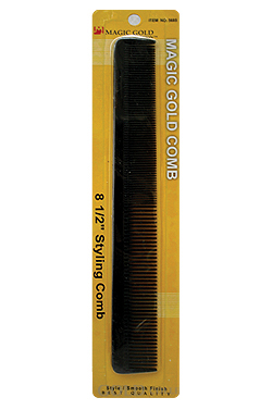 [MG90568] Magic Gold 8 1/2" Styling Comb #5685 -dz