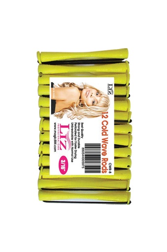 [MG90597] Magic Gold Cold Wave Rods [Long 3/16" Yellow] #CWR-8 -dz