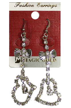 Magic Gold Fashion Rhinestone Earring #280006 -pc