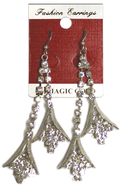 Magic Gold Fashion Rhinestone Earring #280084 -pc
