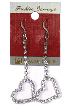 Magic Gold Fashion Rhinestone Earring #280110 -pc