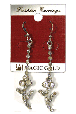 Magic Gold Fashion Rhinestone Earring #280129 -pc