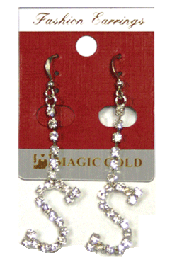 Magic Gold Fashion Rhinestone Earring #280164 -pc