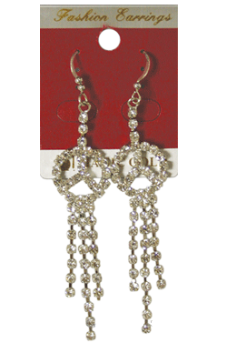 Magic Gold Fashion Rhinestone Earring #280190 -pc