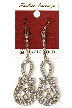 Magic Gold Fashion Rhinestone Earring #280192 -pc