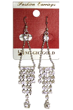 Magic Gold Fashion Rhinestone Earring #280212 -pc