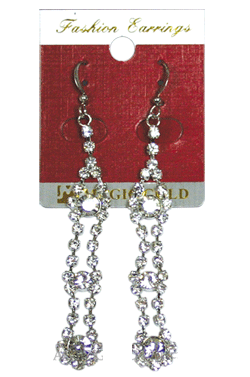 Magic Gold Fashion Rhinestone Earring #280213 -pc