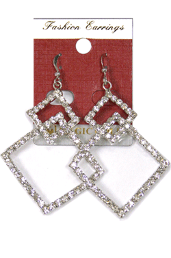 Magic Gold Fashion Rhinestone Earring #280384 -pc