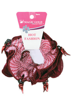 [MG91907] Magic Gold Hot Fashion Scrunchie Ponytail Holder #1907 -dz
